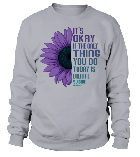 Mental Health Warrior Purple and Teal Sweatshirt Unisex