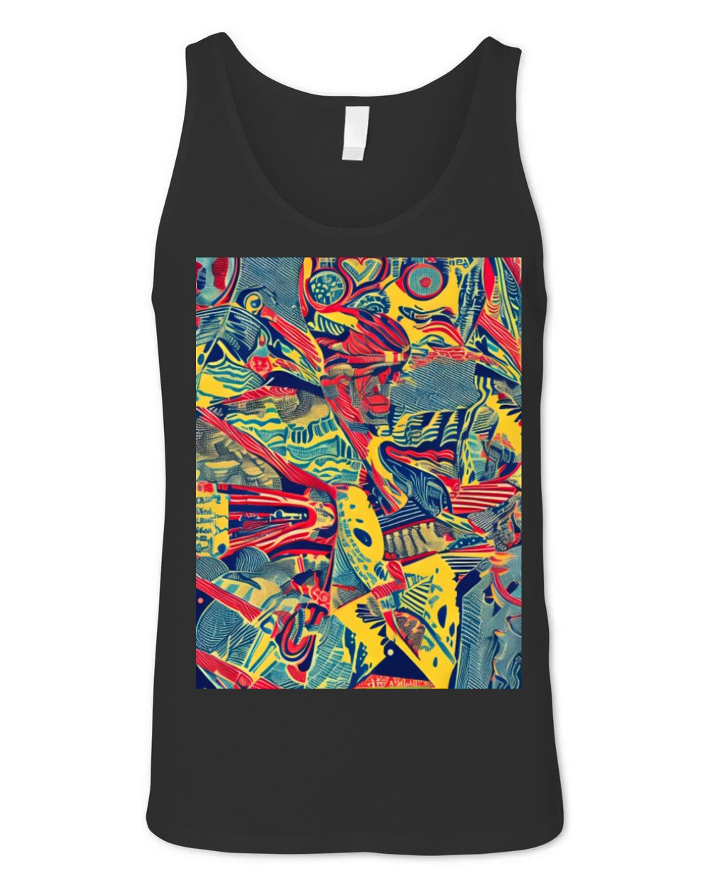 retro 60s Unisex Jersey Tank
