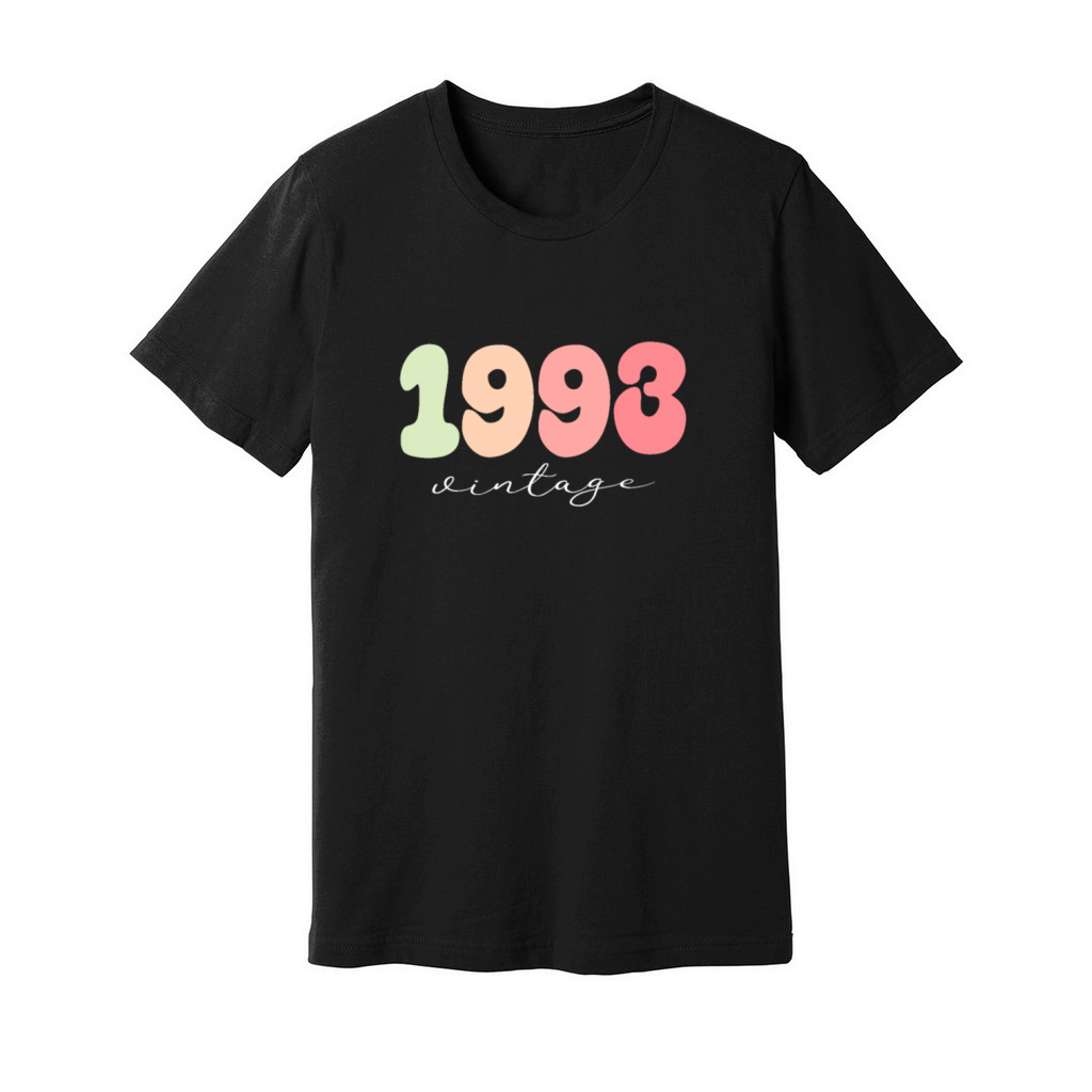 Birthday 1993 Vintage Unisex Jersey Tee