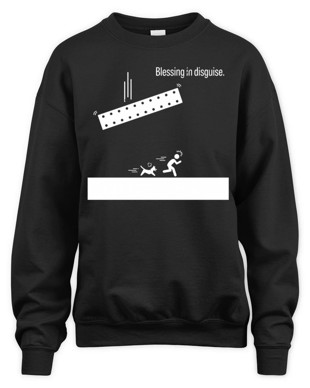 Blessing In Disguise Unisex Premium Crewneck Sweatshirt