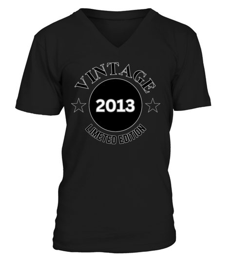 11 Year Old Vintage 2013 Limited Edition V-Neck T-shirt