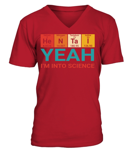 HENTAI YEAH IM INTO SCIENCE V-Neck T-shirt