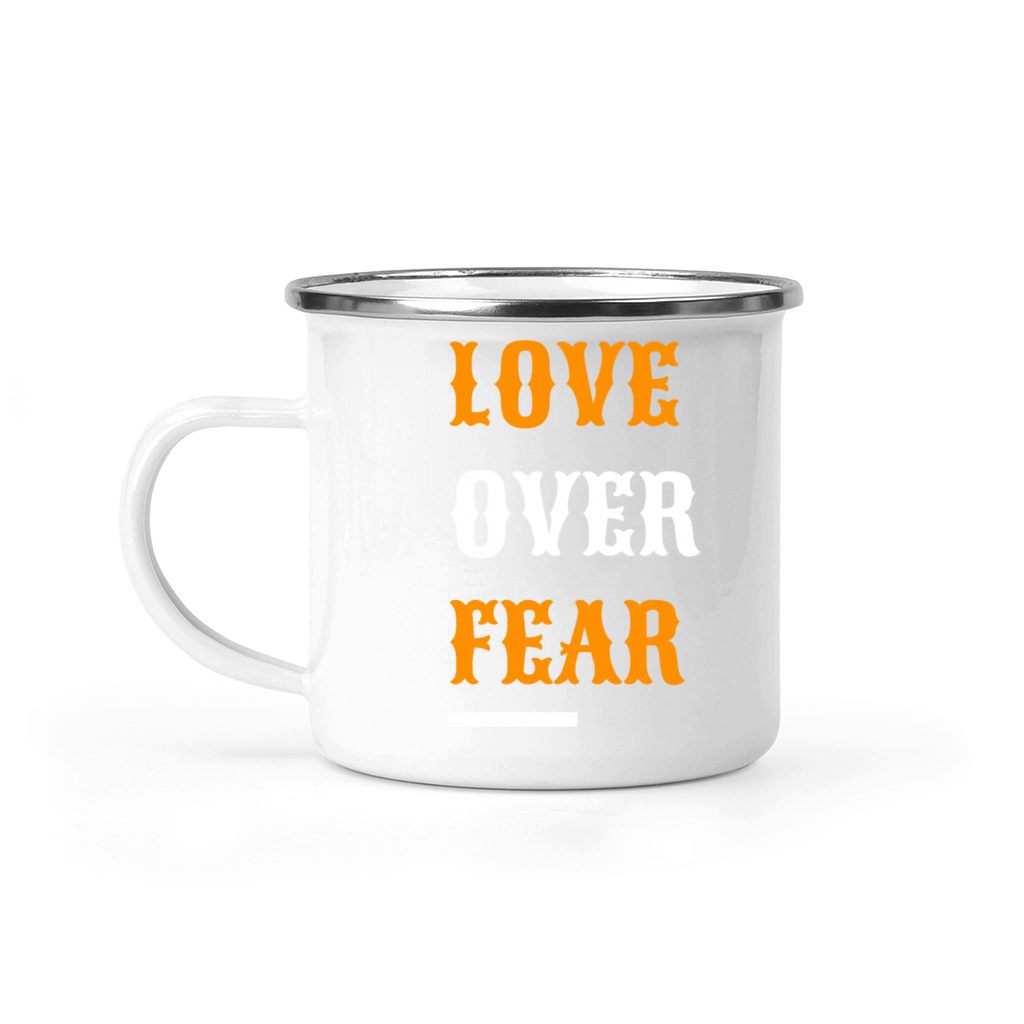 Love over Fear Camping Mug