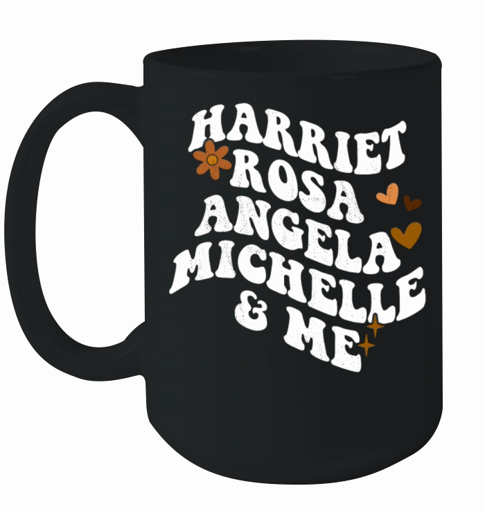 Retro Groovy Melanin Pride Harriet Rosa Angela Ceramic Mug