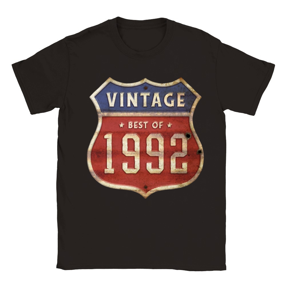 32 Years Old Vintage 1992 Limited Edition 32nd Classic Kids Crewneck T-shirt