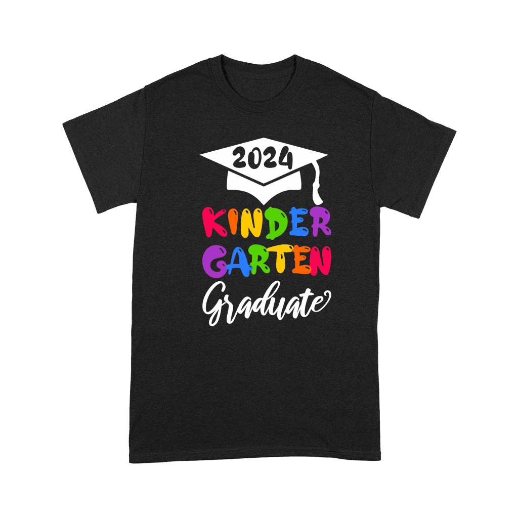 2024 Kindergarten Graduate white text Premium T-shirt