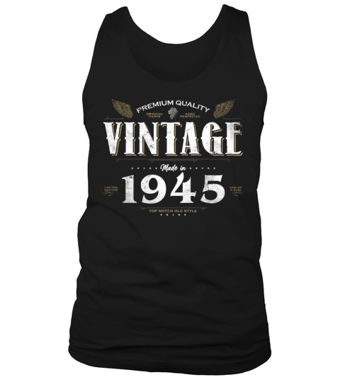 79 Years Old Vintage 1945 Limited Edition 79th Tank Top Unisex