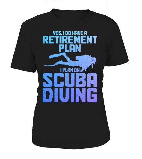 Scuba Diving Funny Vintage Diver Gift Women's T-Shirt
