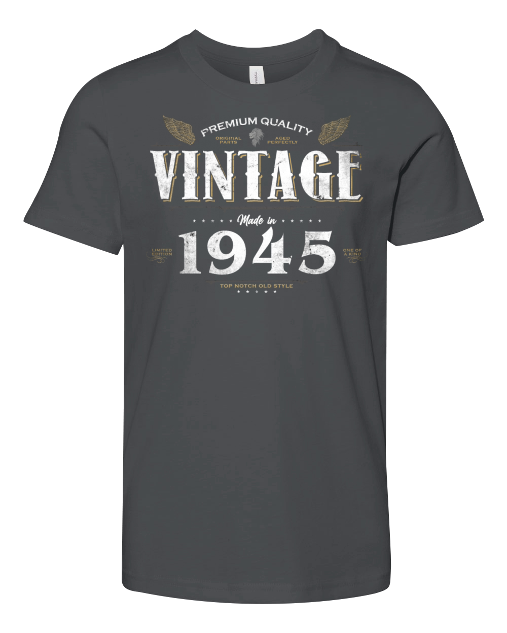 79 Years Old Vintage 1945 Limited Edition 79th Youth Unisex Jersey Tee