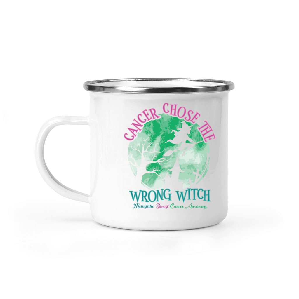 Cancer Witch Metastatic Breast Cancer Camping Mug
