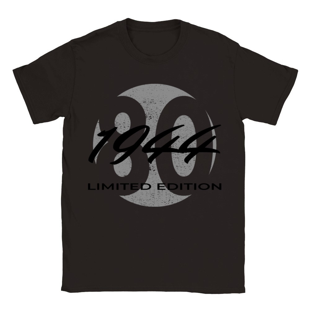 80th birthday men women 80 years 1944 vintage Classic Kids Crewneck T-shirt