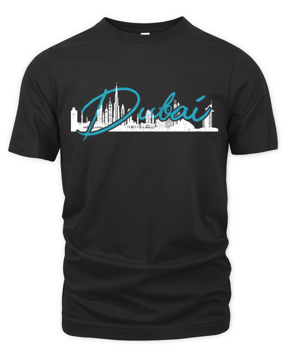 Dubai Skyline UAE Souvenir Organic Unisex T-shirt