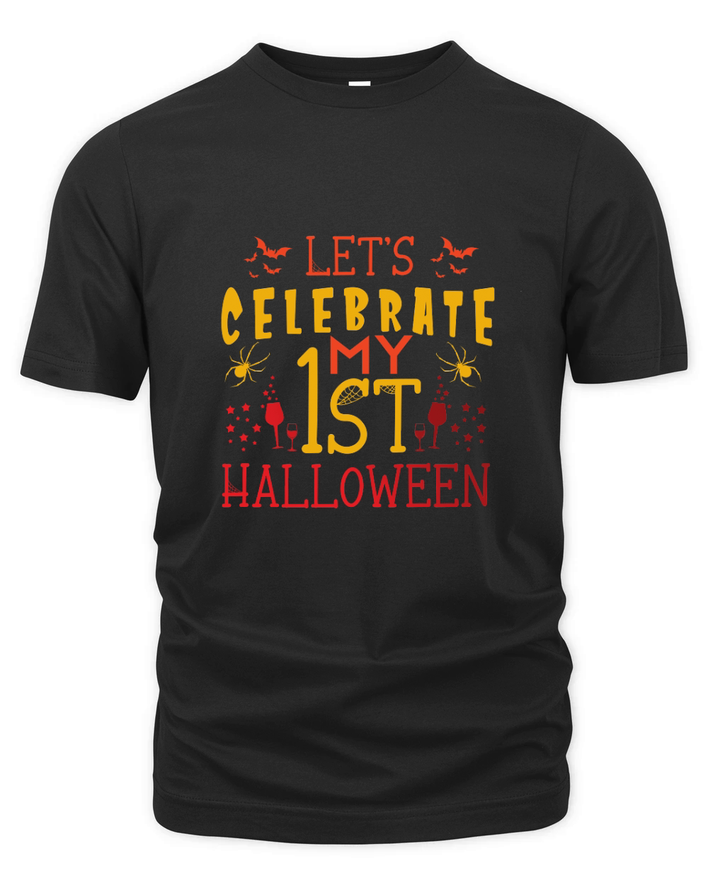 Lets celebrate my 1st Halloween Organic Unisex T-shirt