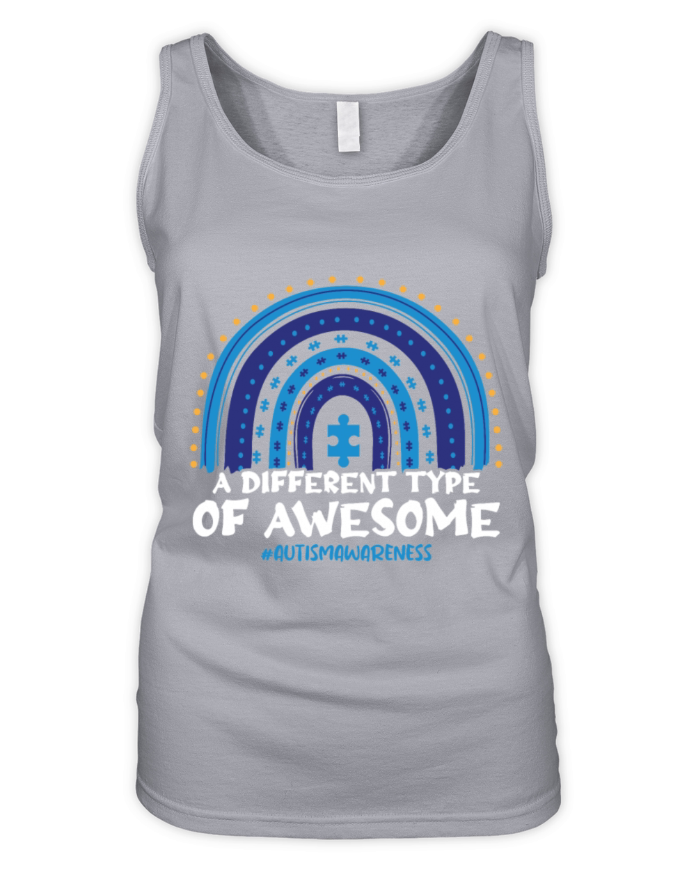 A Different Type Of Awesome Autism Awareness Organic Women's Tank Top