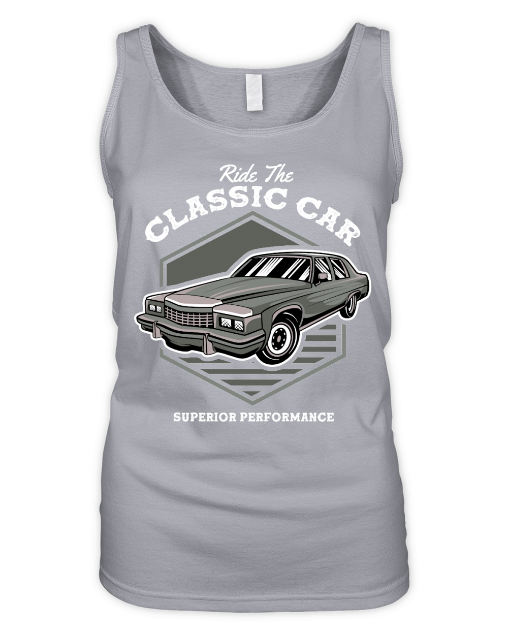 Classic Car Ride the Classic Car Organic Women's Tank Top