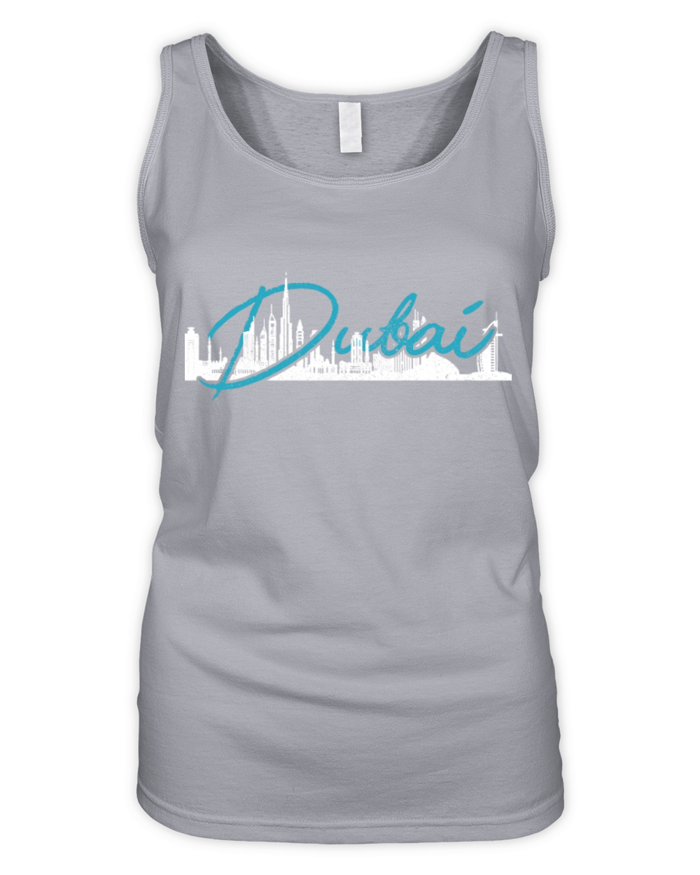 Dubai Skyline UAE Souvenir Organic Women's Tank Top