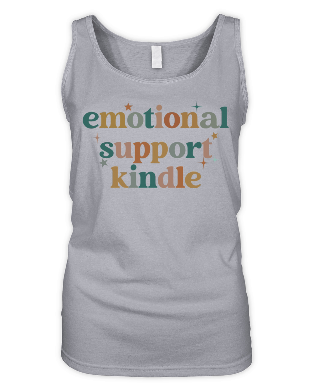 Emotional Support Kindle Organic Women's Tank Top