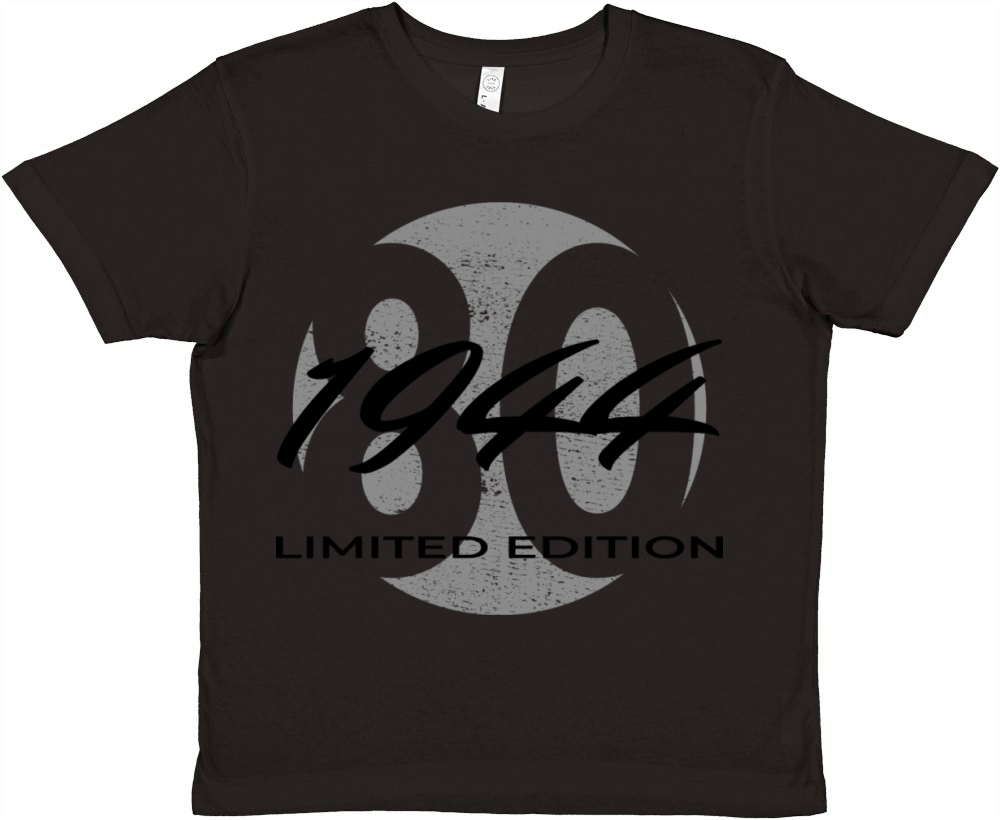 80th birthday men women 80 years 1944 vintage Premium Kids Crewneck T-shirt