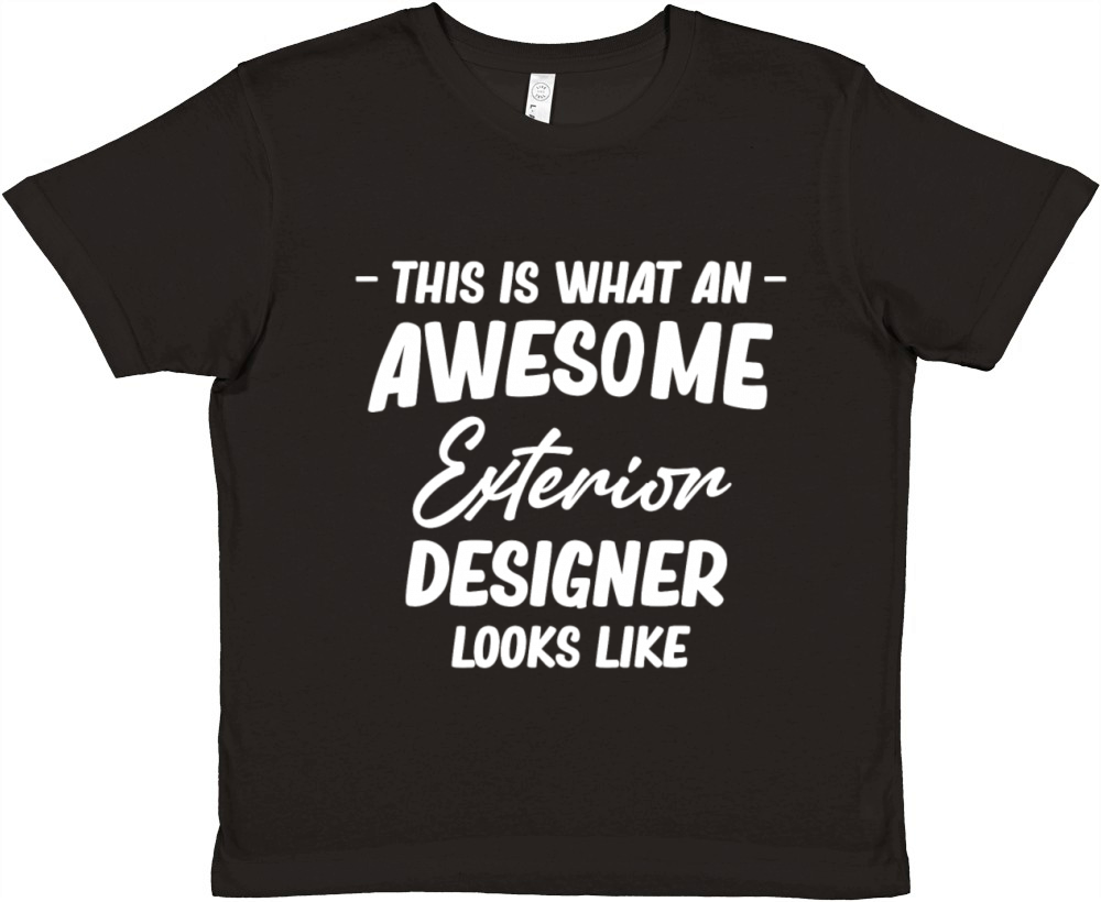This Is What An Awesome Exterior Designer Looks Premium Kids Crewneck T-shirt