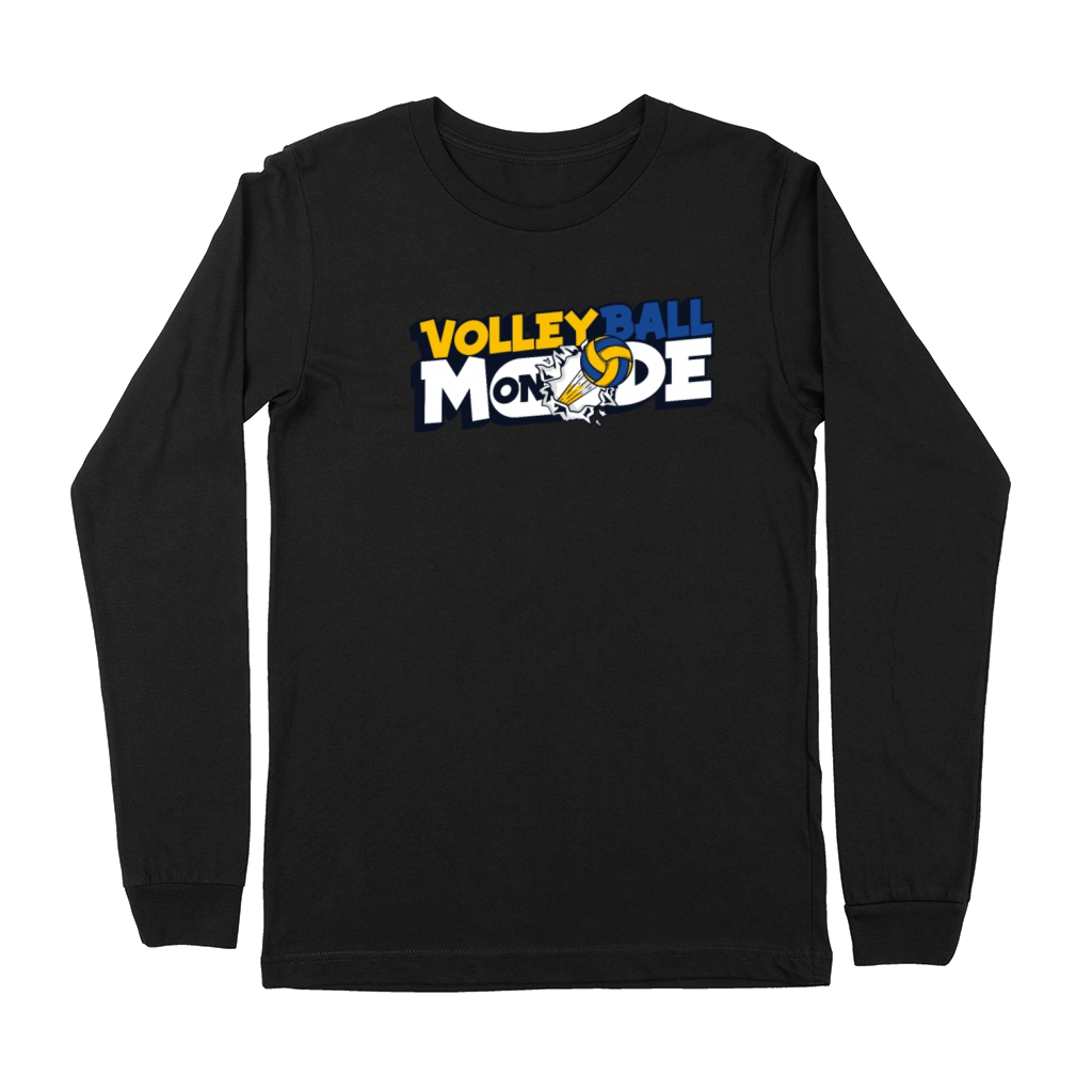 Volleyball Mode On Coach Team Player Trainer Premium Long Sleeve