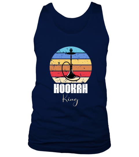 Vintage Retro Shisha Smoker Hookah King Tank Top Unisex
