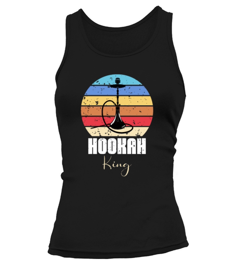 Vintage Retro Shisha Smoker Hookah King Tank top Woman