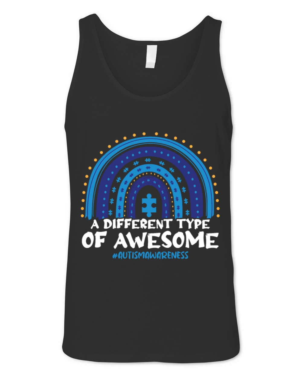 A Different Type Of Awesome Autism Awareness Unisex Jersey Tank