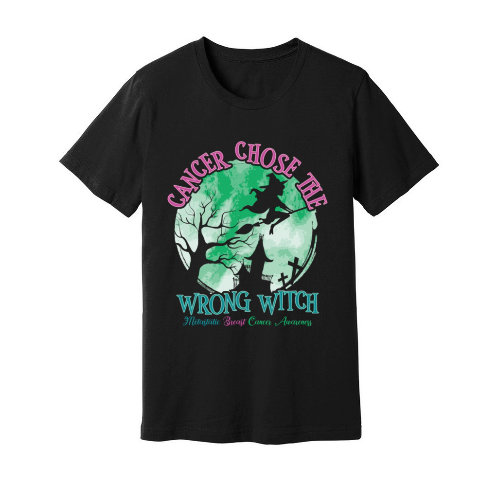 Cancer Witch Metastatic Breast Cancer Unisex Jersey Tee