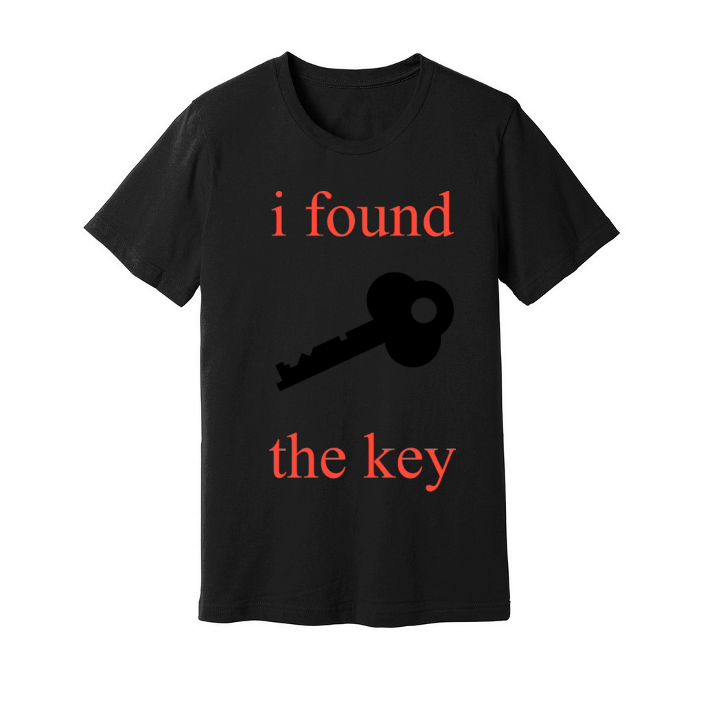 i found the key Unisex Jersey Tee