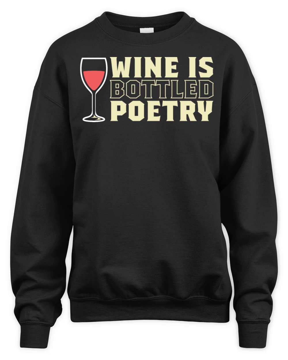 Bottled Poetry Novelist Gift Unisex Premium Crewneck Sweatshirt