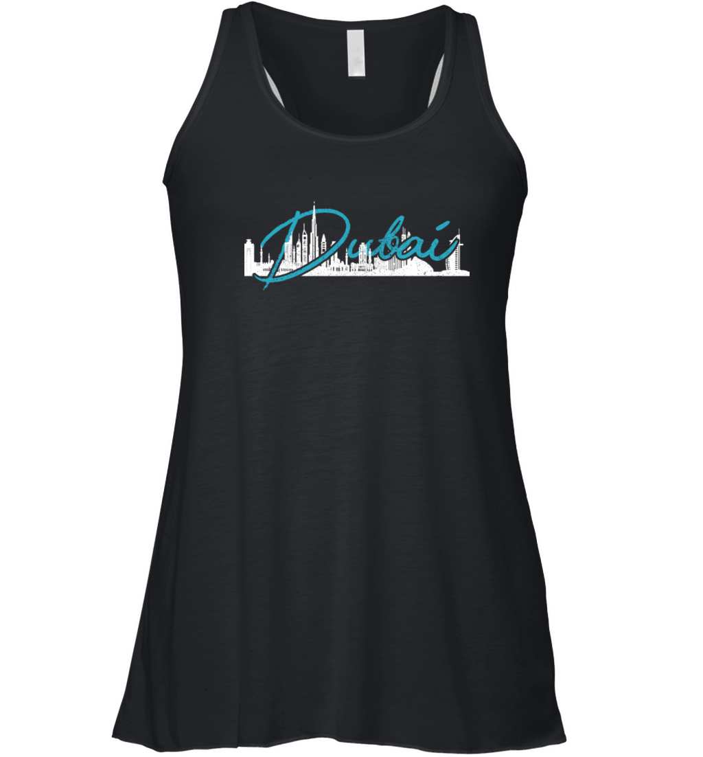 Dubai Skyline UAE Souvenir Women's Flowy Tank Top