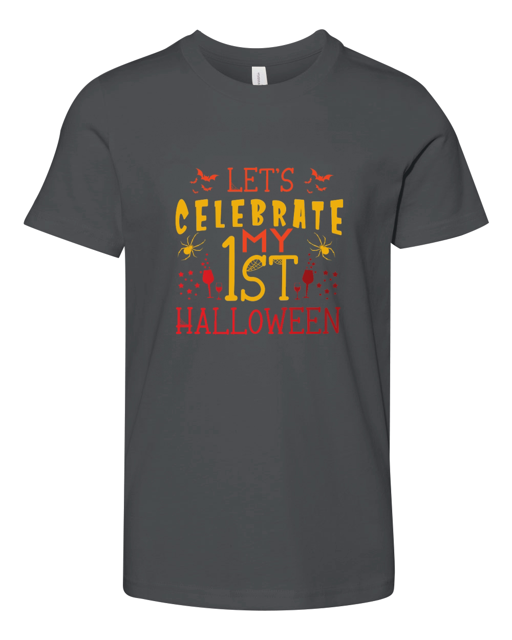 Lets celebrate my 1st Halloween Youth Unisex Jersey Tee
