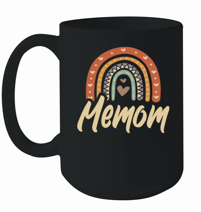 Memom Rainbow Funny Grandma Ceramic Mug