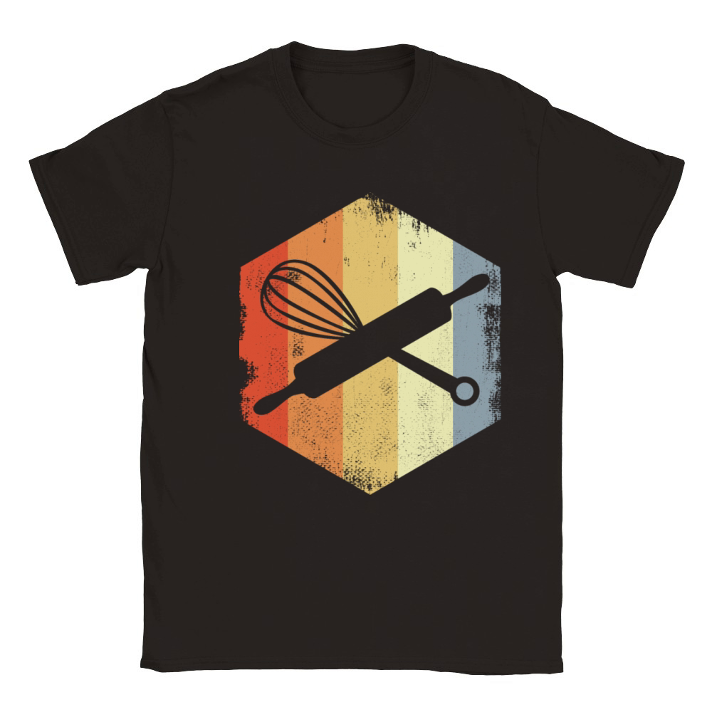 Vintage Rolling Pin Hand Mixer Classic Kids Crewneck T-shirt