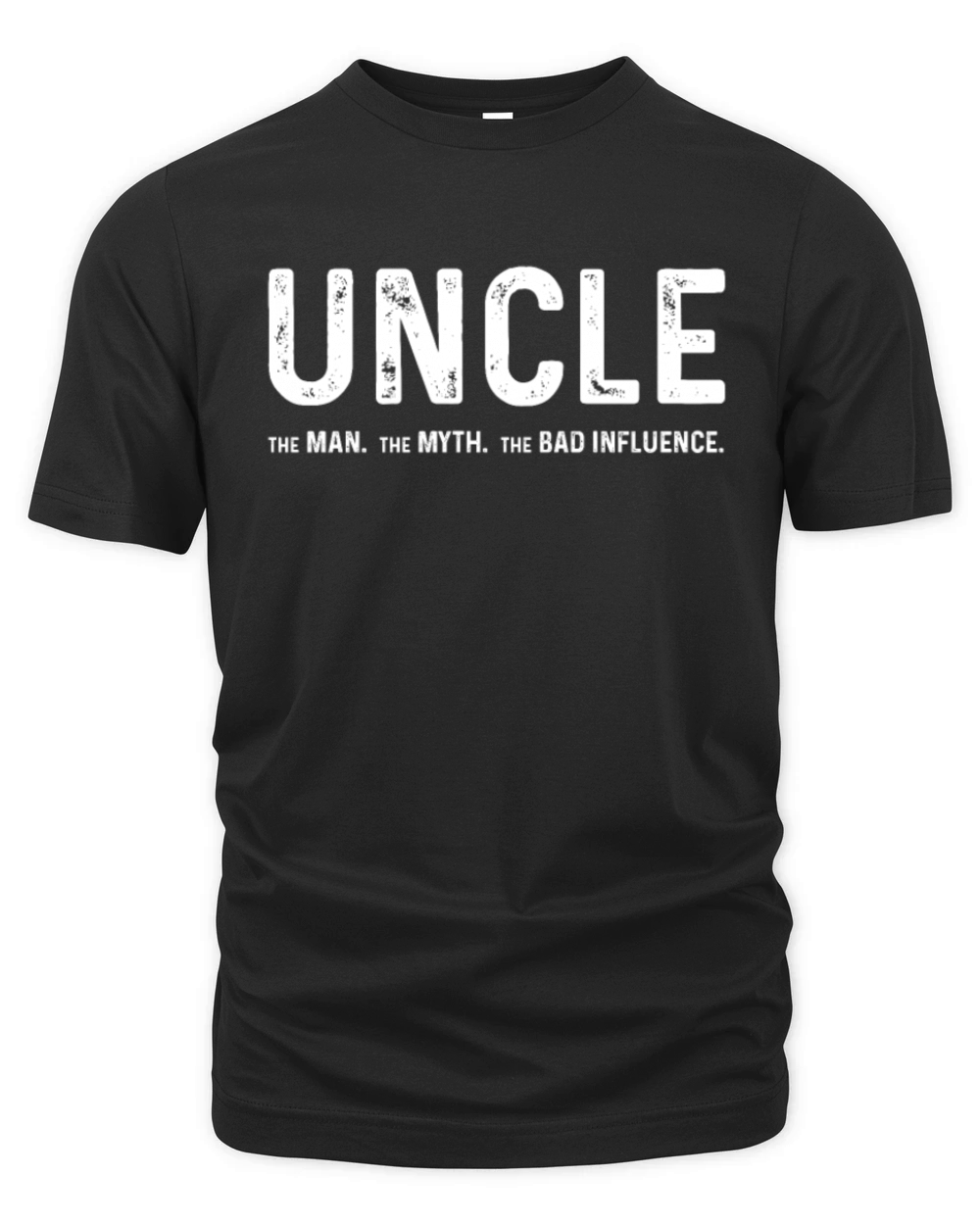 Uncle The Man The Myth The Bad Influence Organic Unisex T-shirt