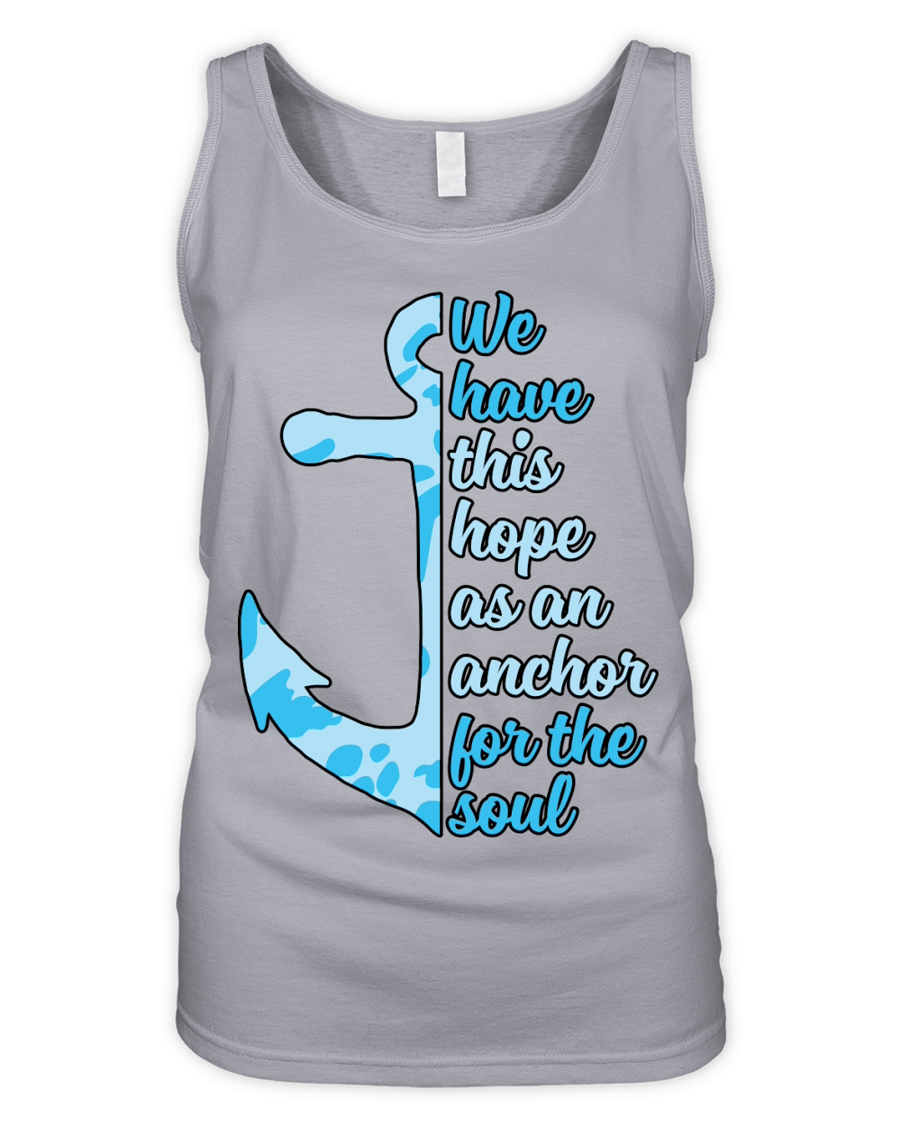 Christian Anchor For Soul Hope Organic Women's Tank Top