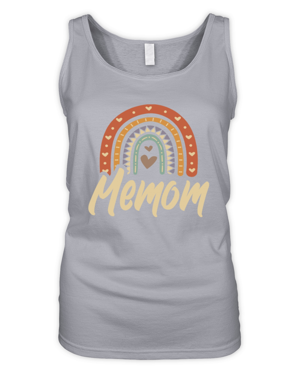 Memom Rainbow Funny Grandma Organic Women's Tank Top