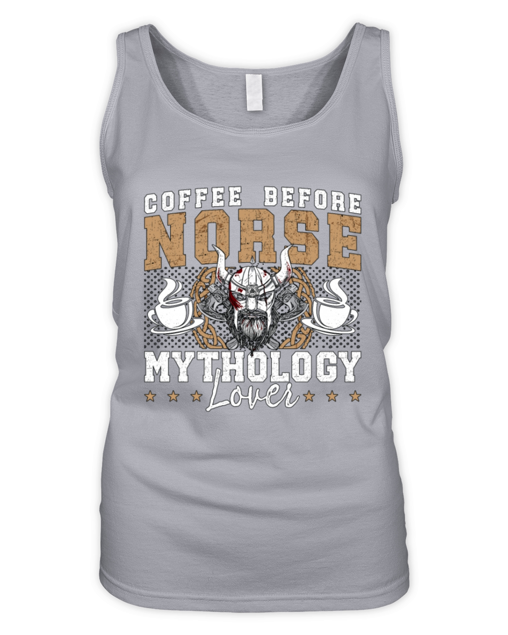 Norse Mythology Lover Coffee Valkyrie Coffee Lover Organic Women's Tank Top