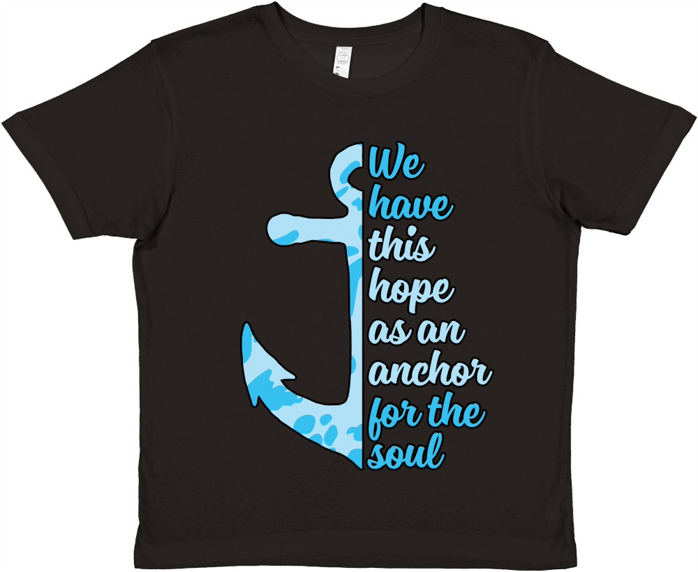 Christian Anchor For Soul Hope Premium Kids Crewneck T-shirt