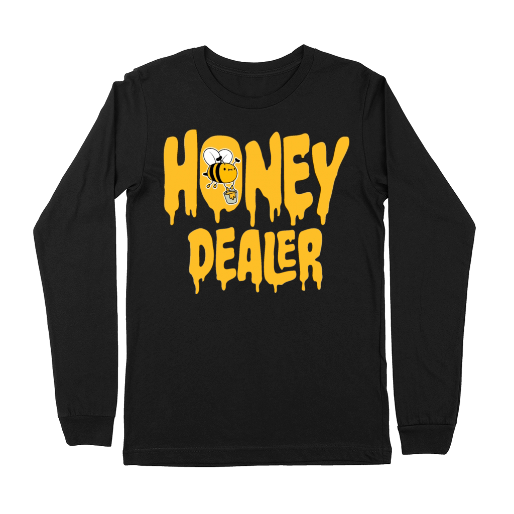 Honey Dealer Quote Cute Bee Bucket Love Beekeeper Premium Long Sleeve