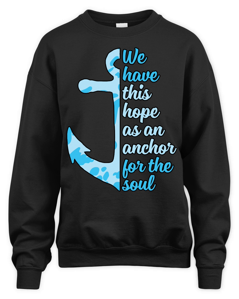 Christian Anchor For Soul Hope Unisex Premium Crewneck Sweatshirt
