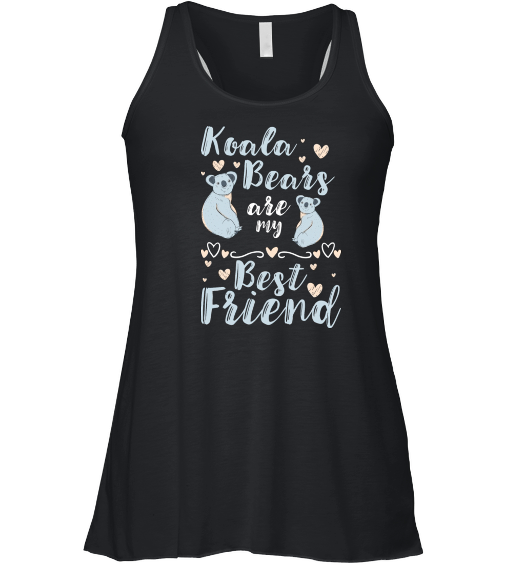 Eucalyptus Fluffy Bears Forest Women's Flowy Tank Top