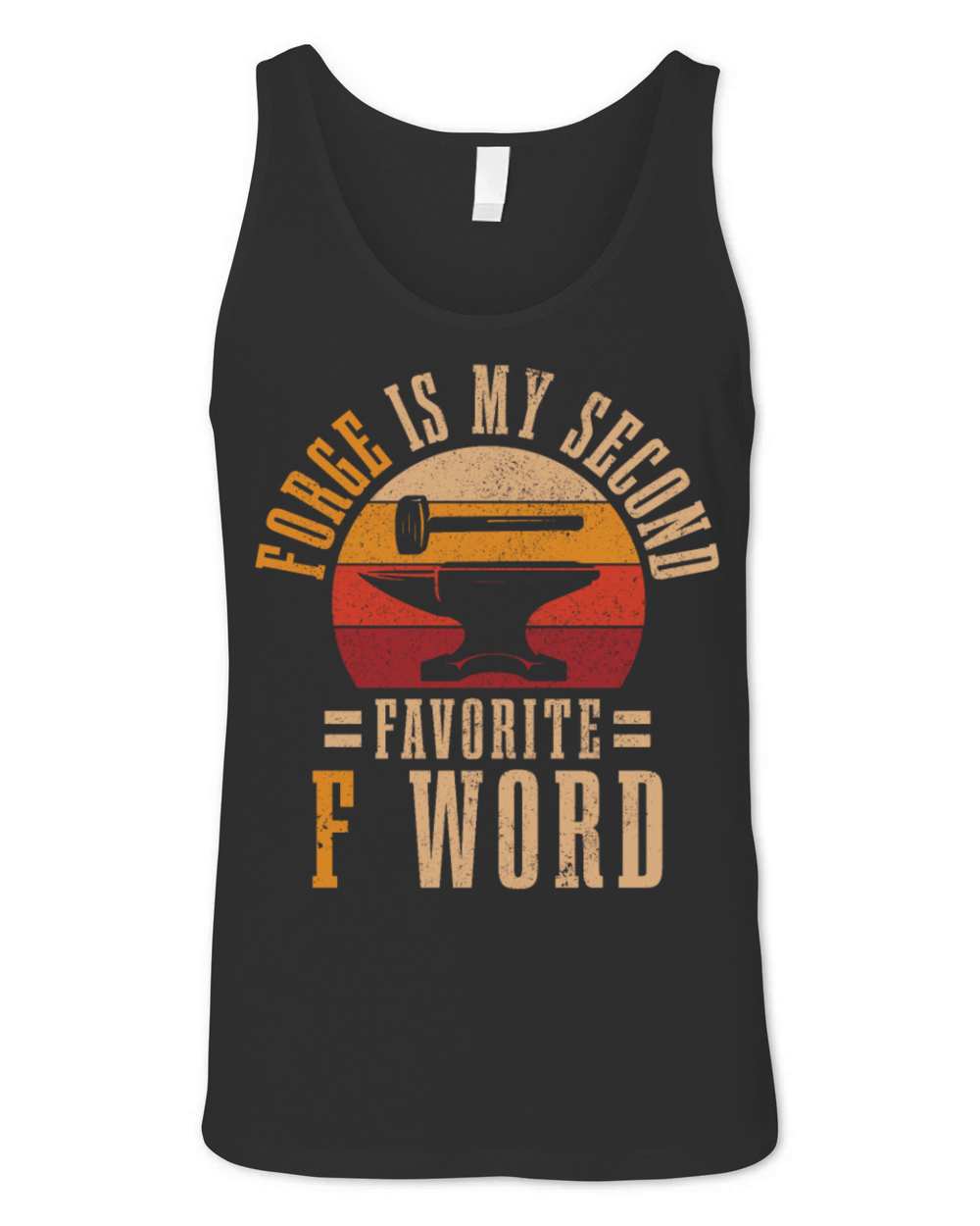 Blacksmith Knife Making Blacksmithing Unisex Jersey Tank