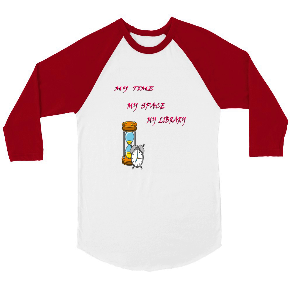 Thinking Unisex ¾ sleeve Raglan T-shirt