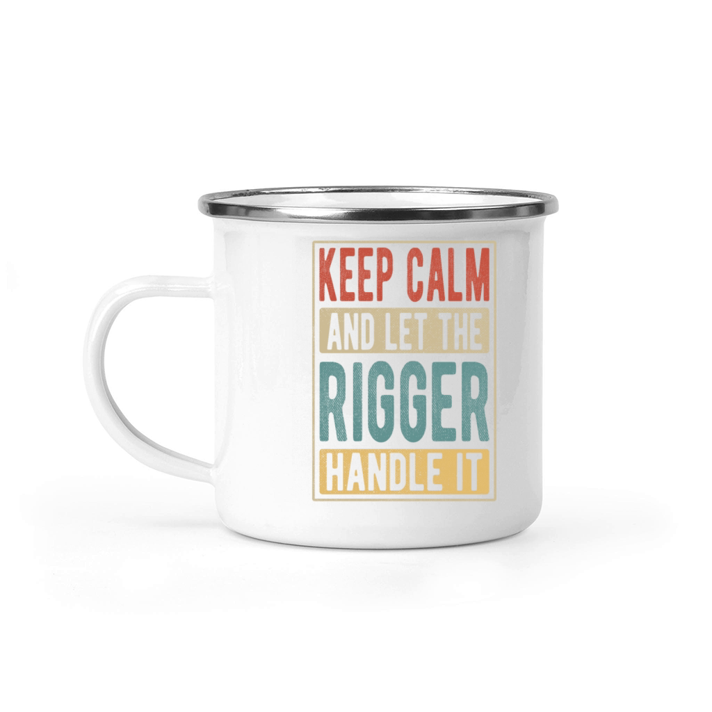 Rigger Retro Gift Camping Mug