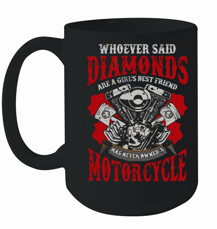 Motorcycle Biker Girl Humor Sayings Women Funny Qu Ceramic Mug