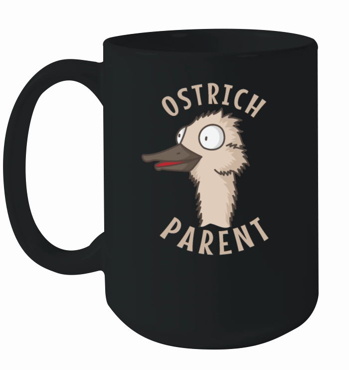 Ostrich Parent Ratite Ostrich Nature Ceramic Mug