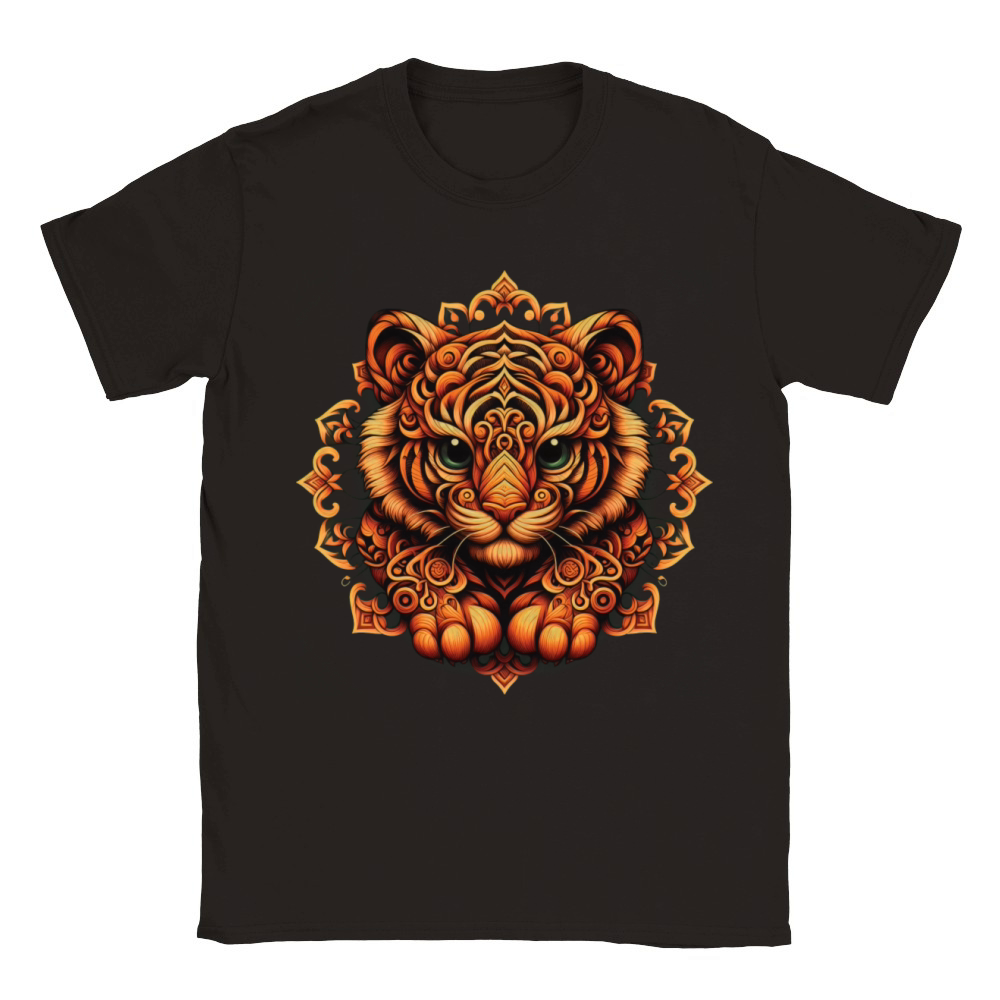 Cute tiny tiger Classic Kids Crewneck T-shirt