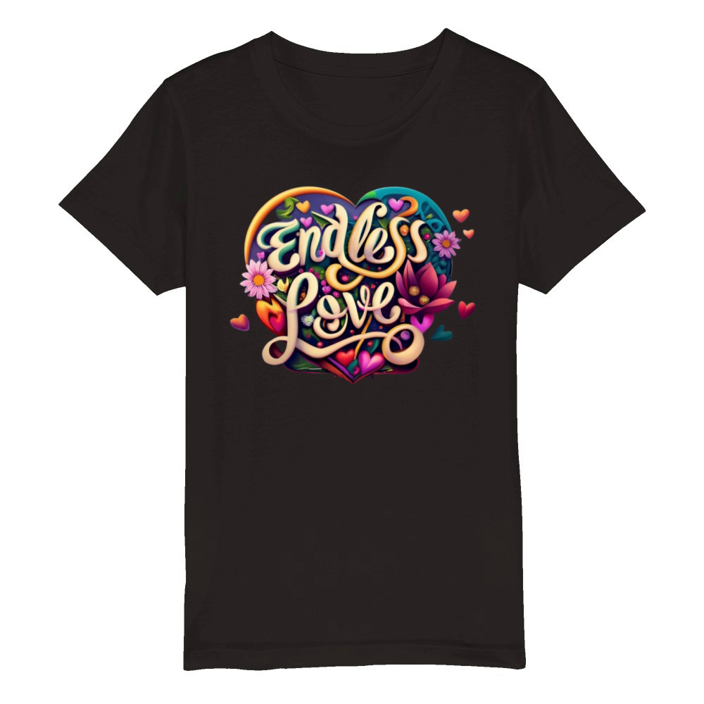 Endless Love Organic Kids Crewneck T-shirt