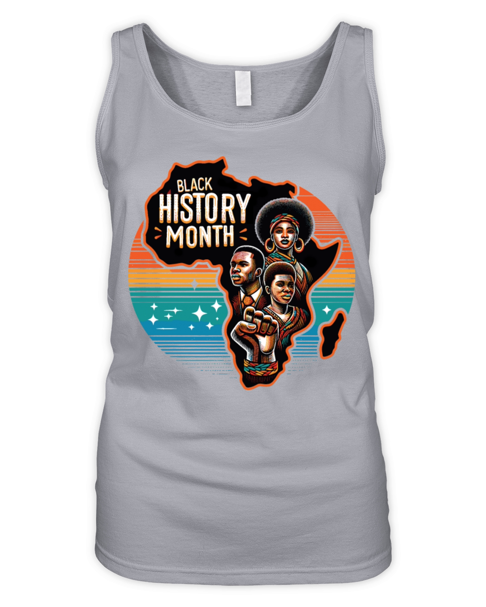 Black History Month - Cultural Tapestry Organic Women's Tank Top